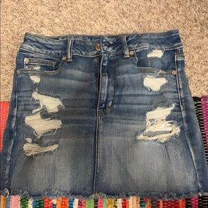 AE Jean skirt